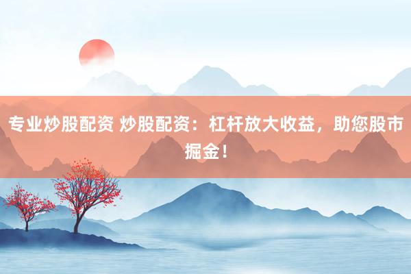 专业炒股配资 炒股配资：杠杆放大收益，<a href=